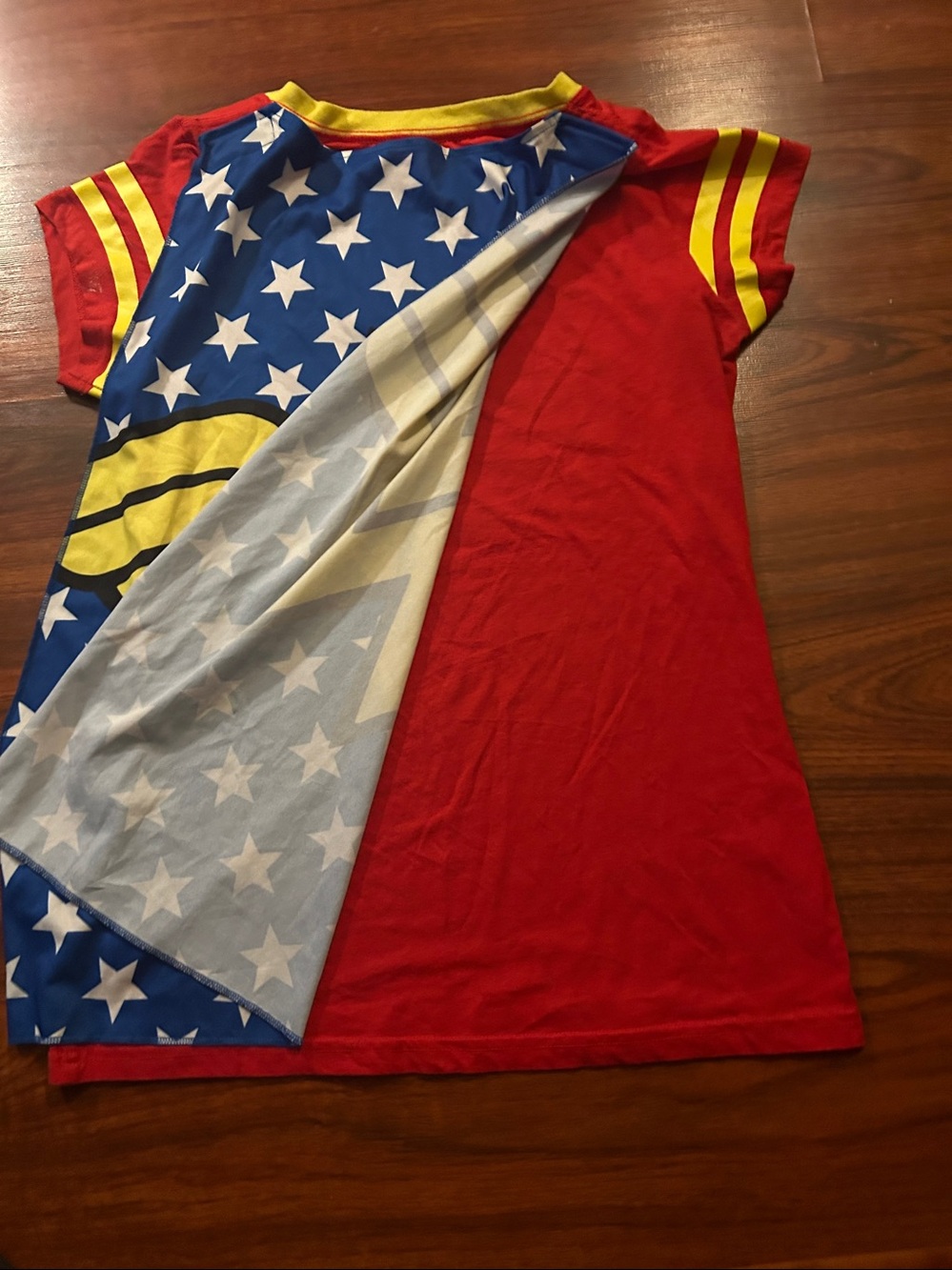 DC COMICS ORIGINALS Wonder Woman Costume Caped Tee Size XL J - Picture 7 of 9